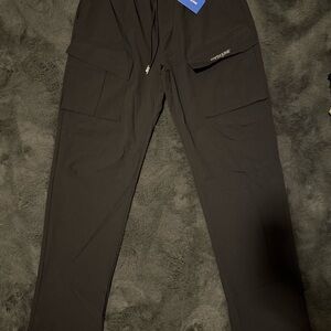 Sixth June Nylon Tech Lab Cargo Pants Joggers Black Size Large NWT